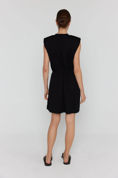Alexandra Marni dress in black back shot
