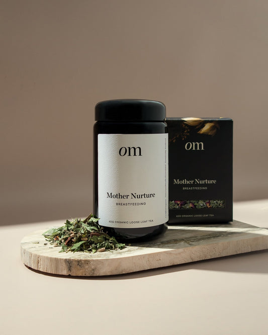 Organic Merchant breastfeeding tea jar and box