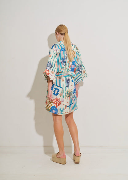 Asha 11 Mbau Dress - Tides back shot