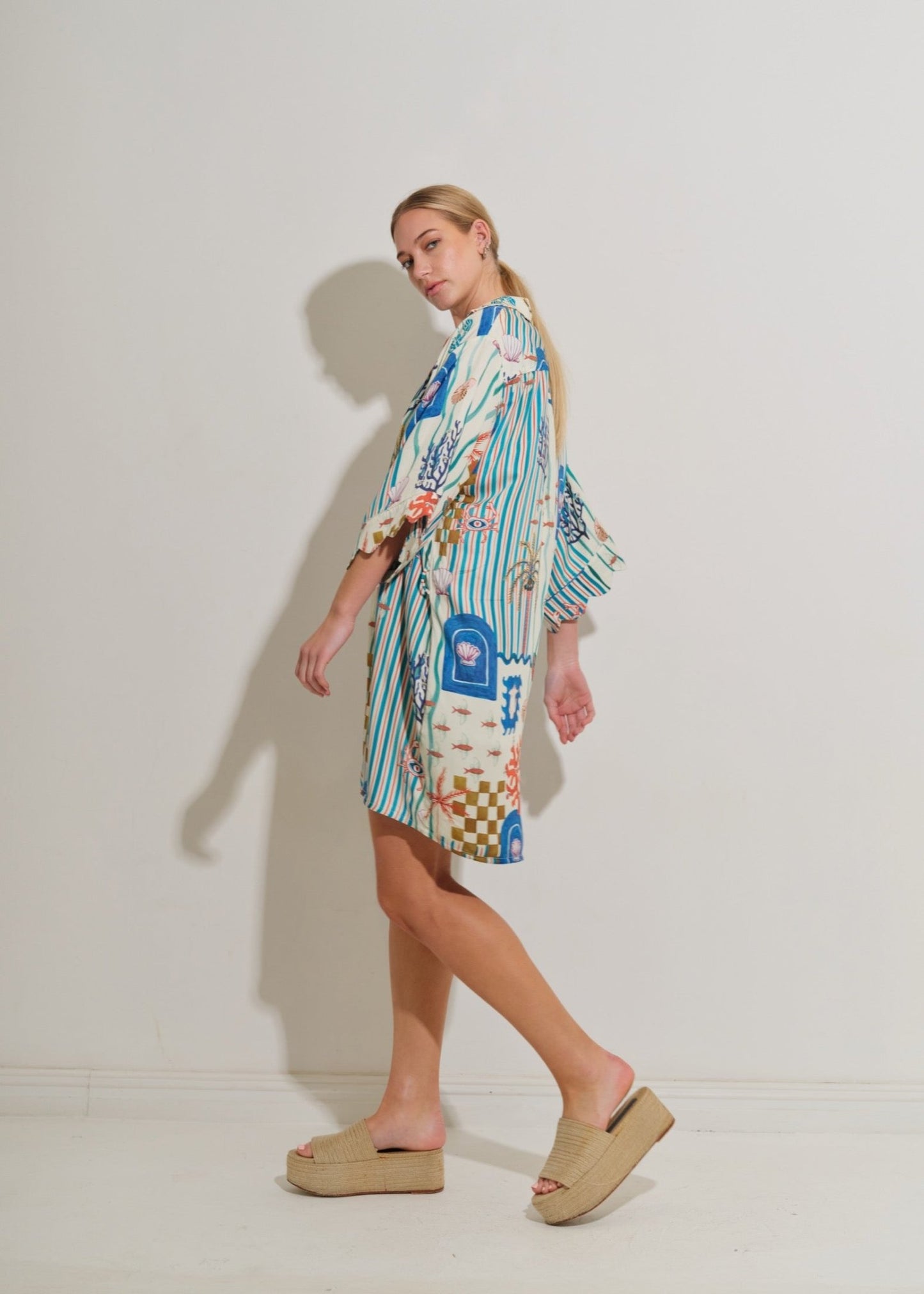 Asha 11 Mbau Dress - Tides untied side on