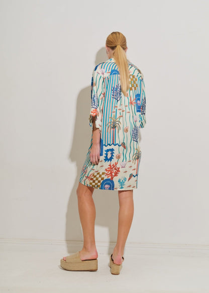 Asha 11 Mbau Dress - Tides back shot