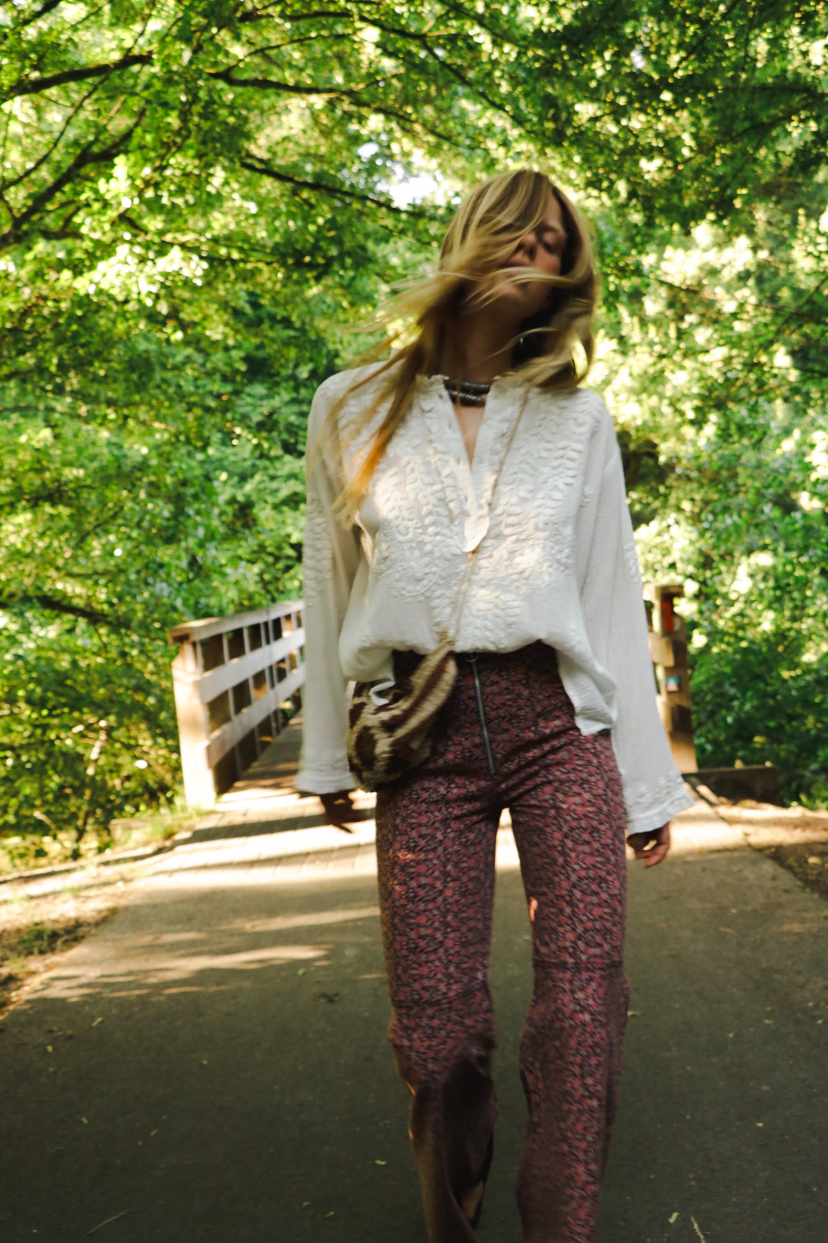 Maison Hotel Gabriela Blouse – Bilbao campaign shot