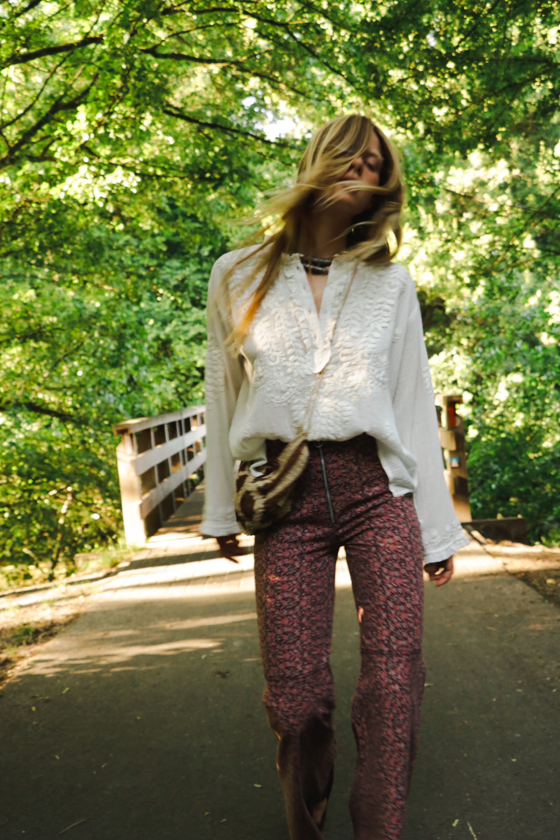 Maison Hotel Gabriela Blouse – Bilbao campaign shot