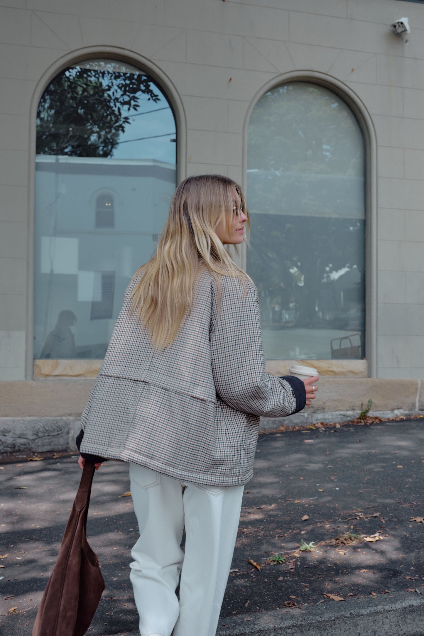 Blair Barn Jacket in check back shot