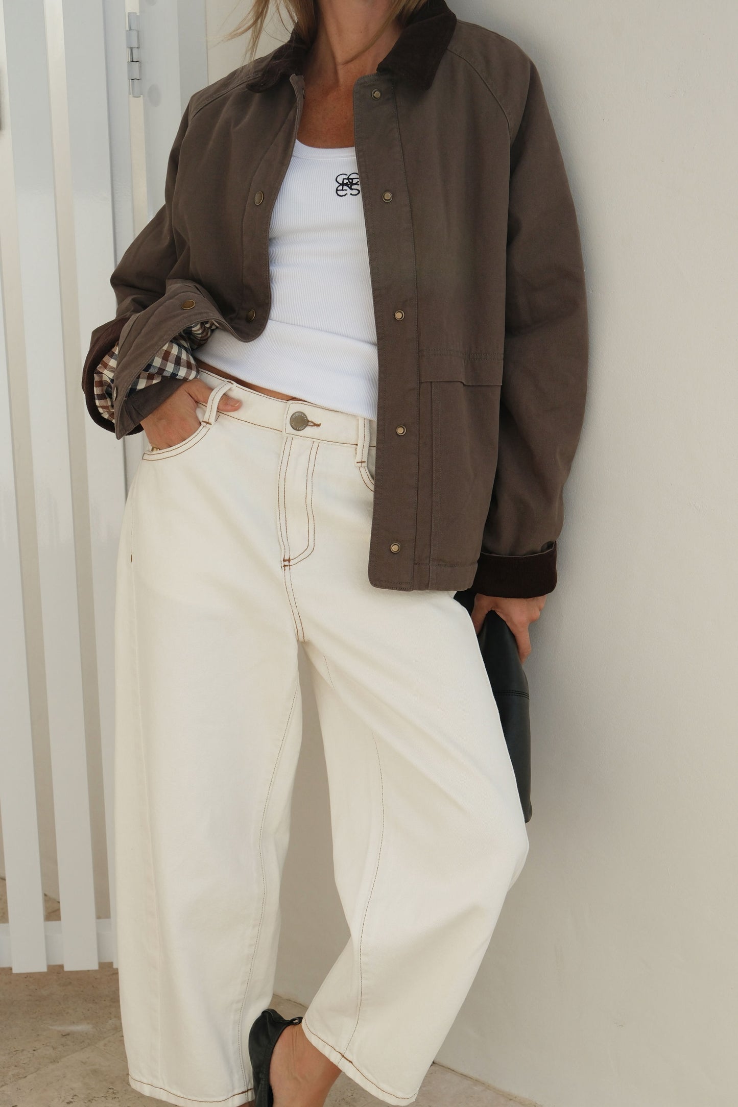 Ceres Life Blair Barn Jacket in Moss 3