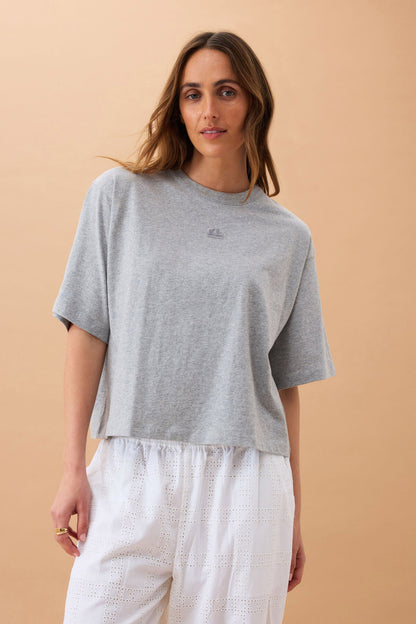 Ceres Life Phoebe tee in grey 2