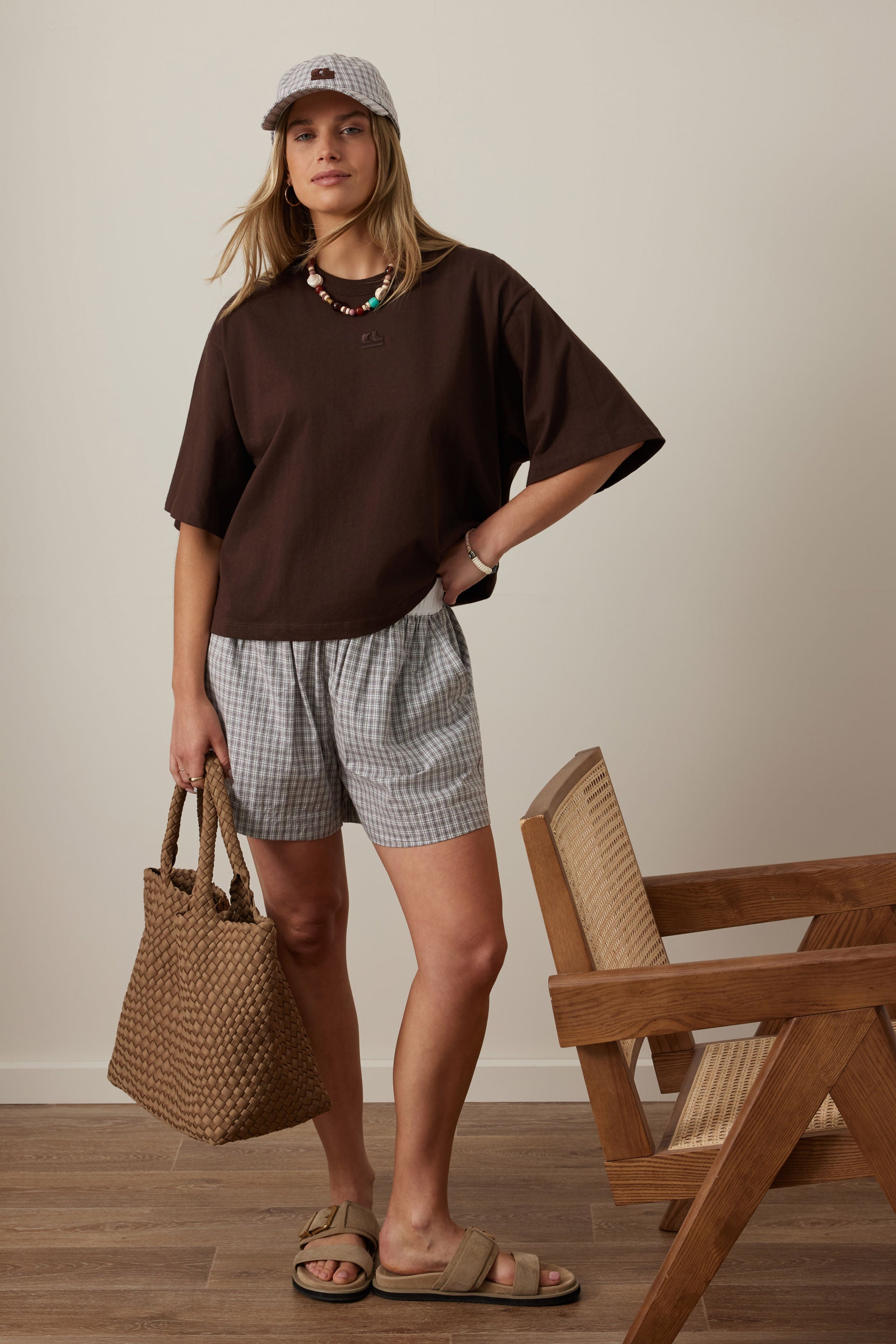 Ceres Life Phoebe Tee in chocolate 3