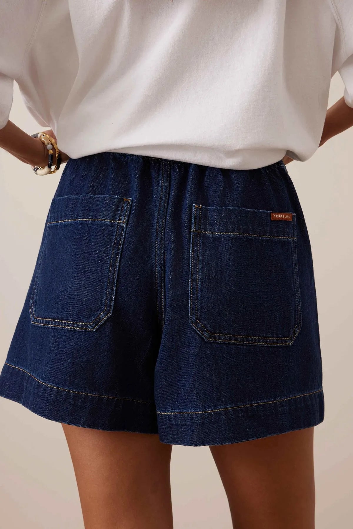 Ceres Life Weekender Shorts in midnight back shot