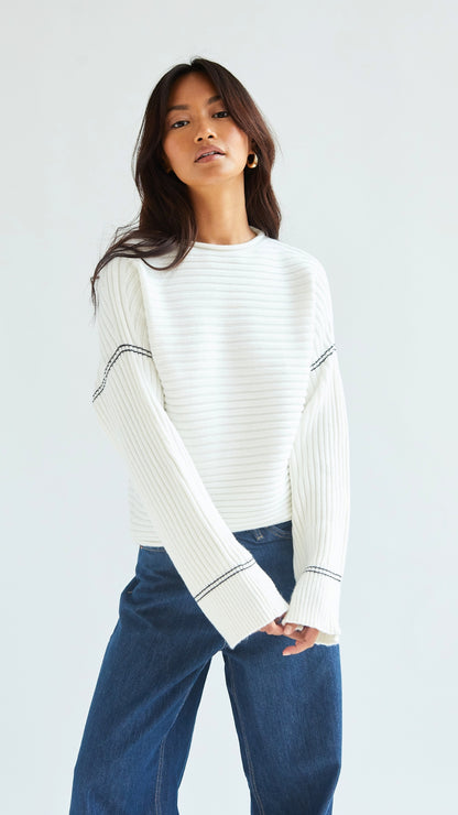 Charli Anna Sweater ivory  1