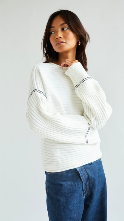 Charli Anna Sweater ivory  2