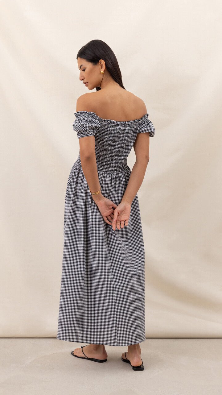 Charli Mika dress back shot