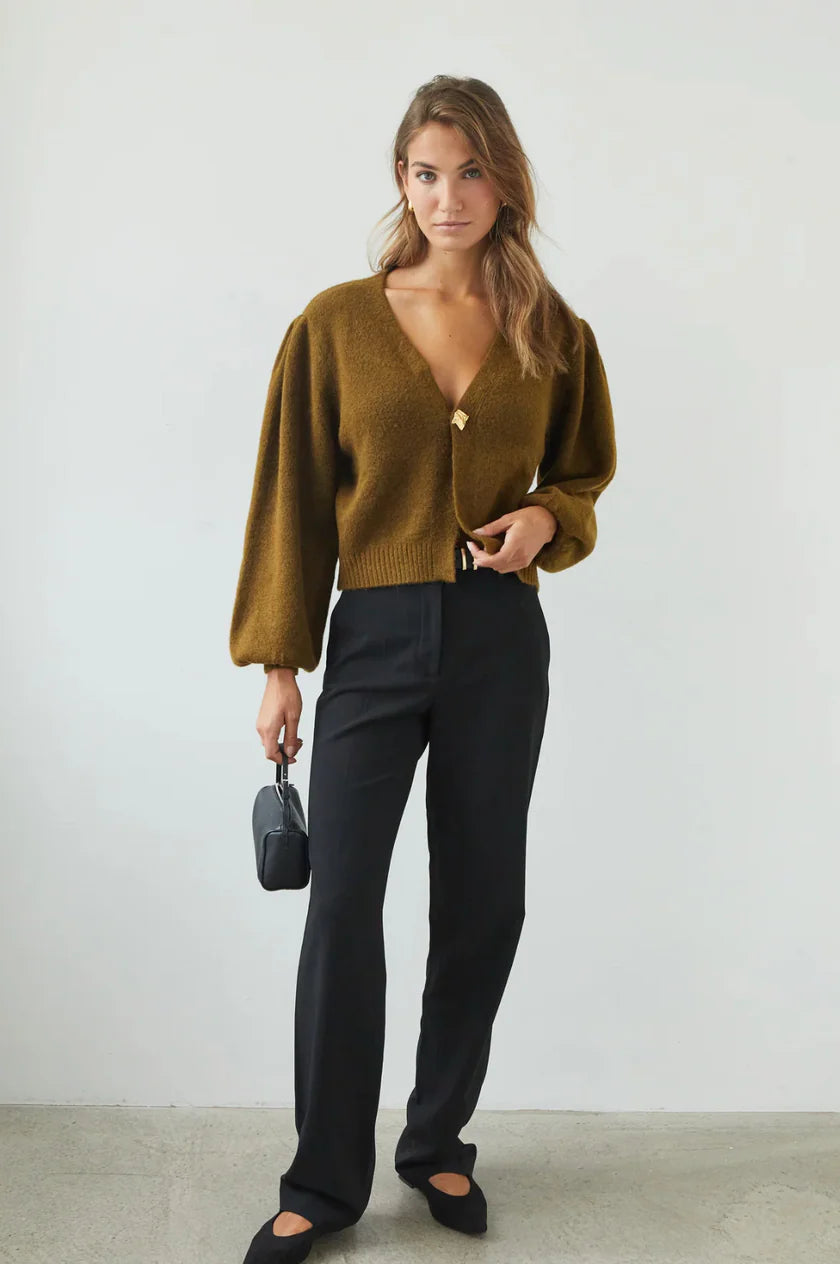 Charli Hollie Cardigan khaki 