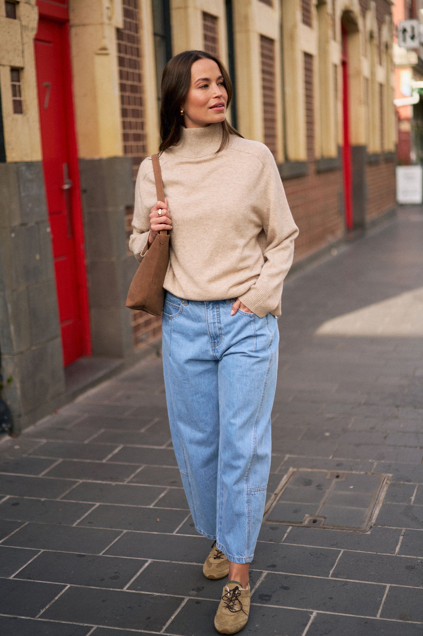 Ceres Life Demi barrel leg in vintage blue 4