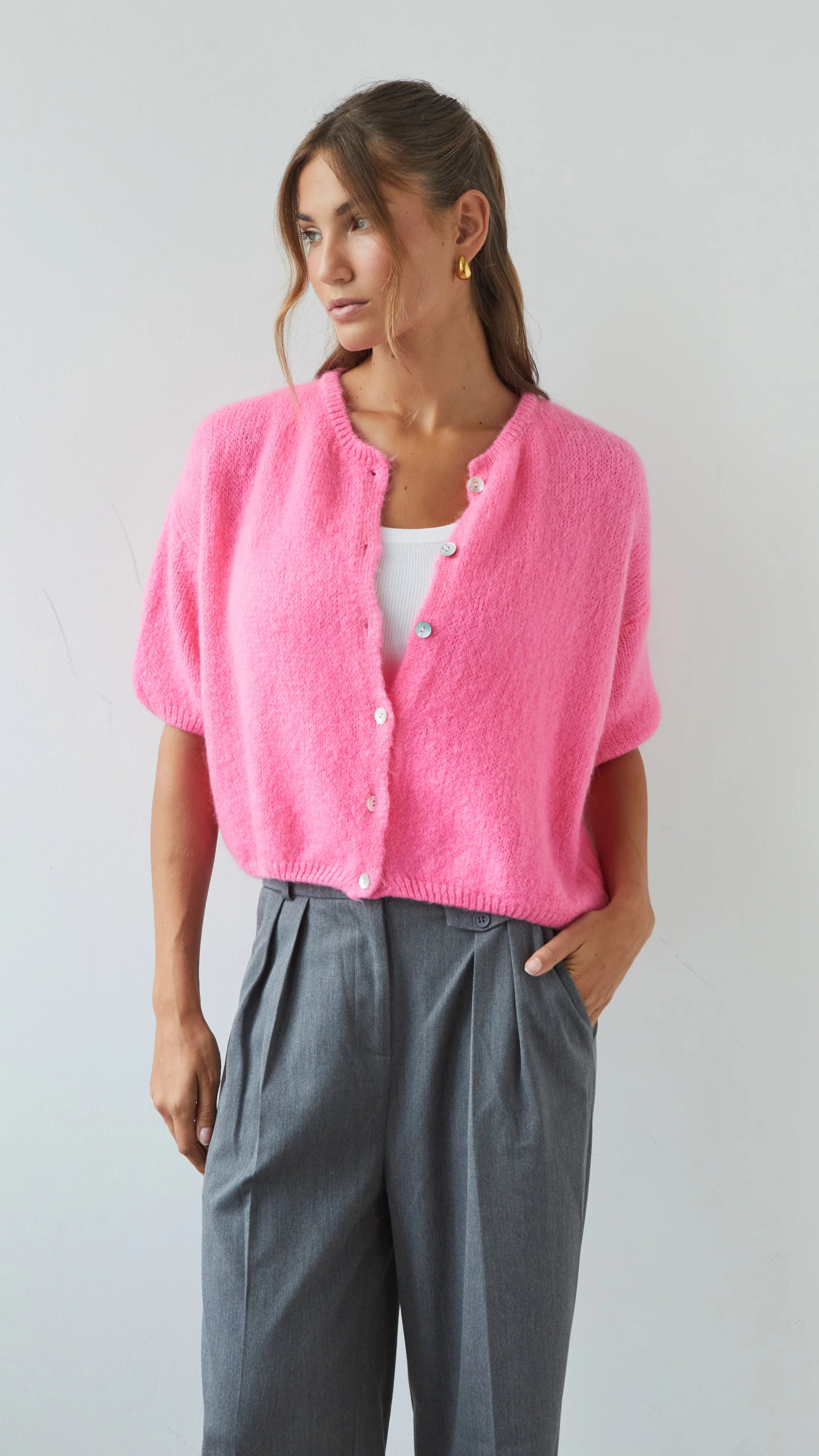 Charli Emme Cardigan in Petunia 2
