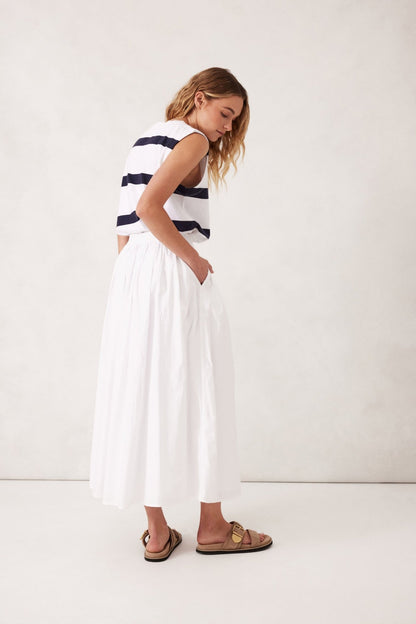Florence Maxi Skirt – White