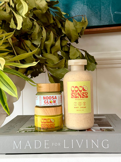 Coco Sense Noosa Glow antiage facial cream with body cream and natural deo