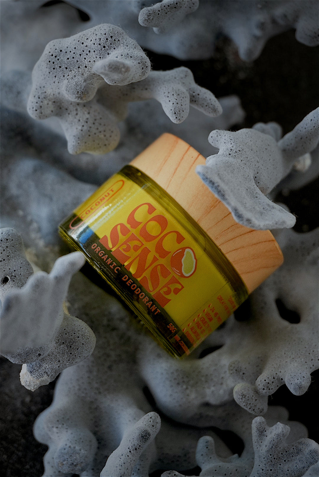 Coco Sense organic deodorant cream campaign shot 2
