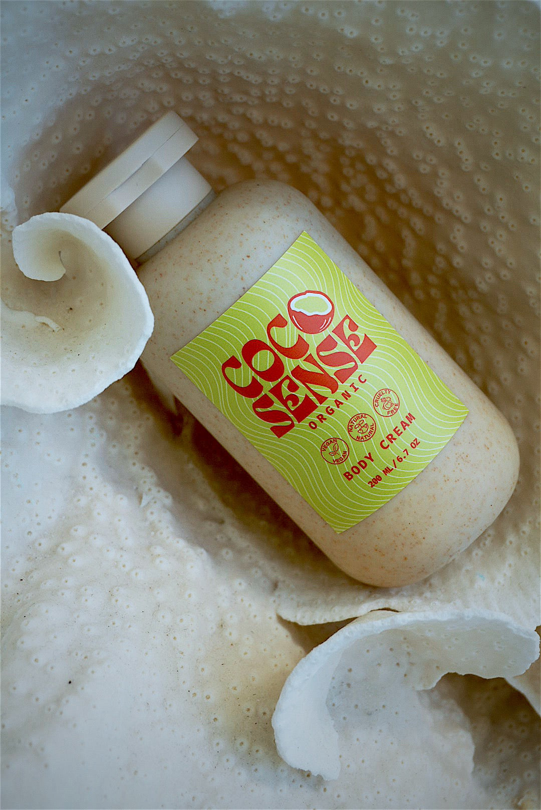 Coco Sense organic body cream campaign shot 1