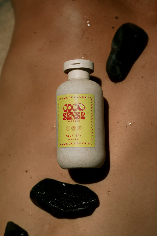 Coco Sense self tan campaign shot