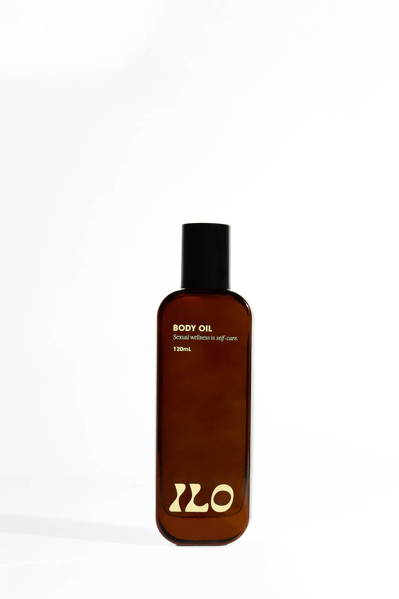 Ilo Wellness body oil bottle