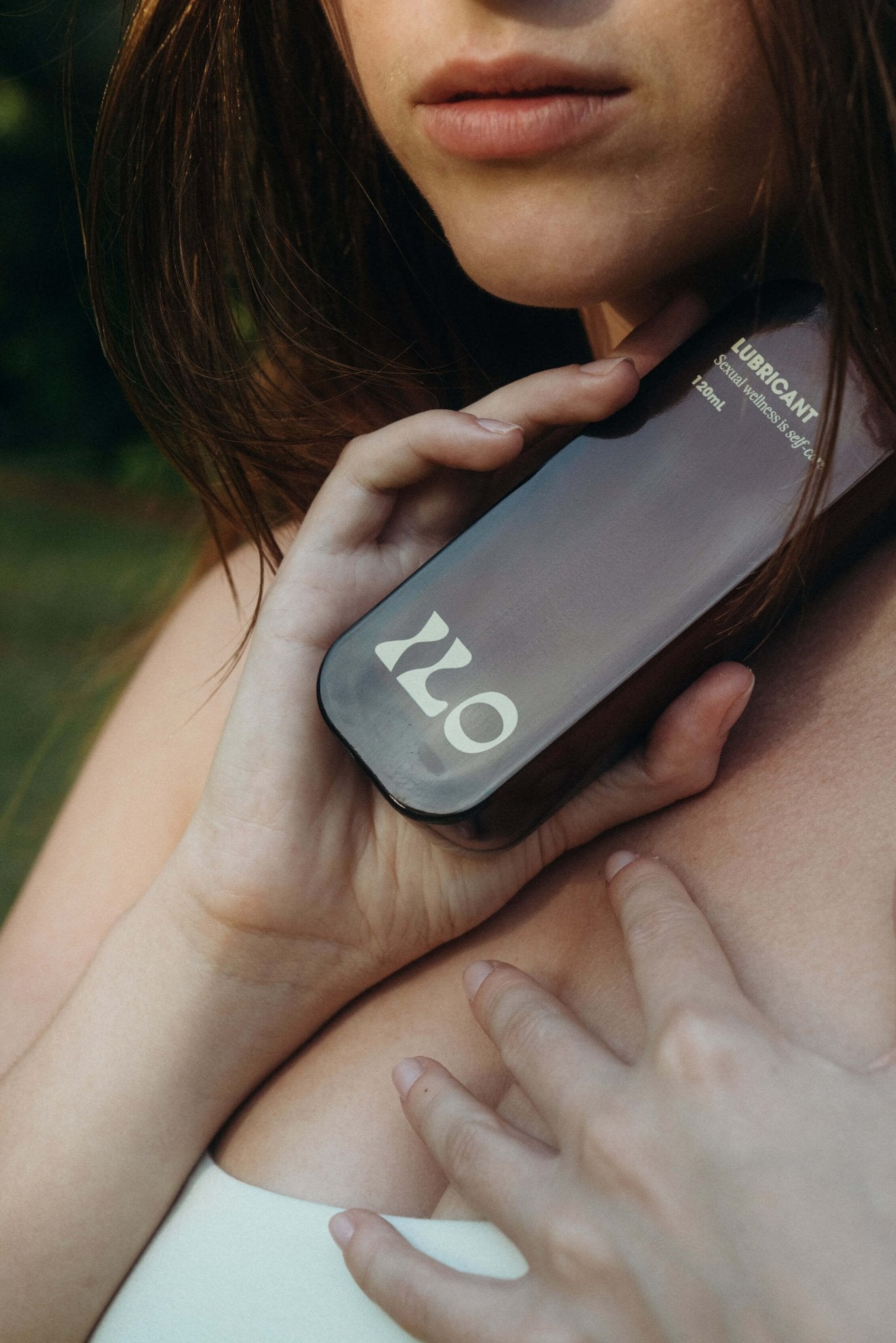 Ilo Wellness water-based lubricant with model