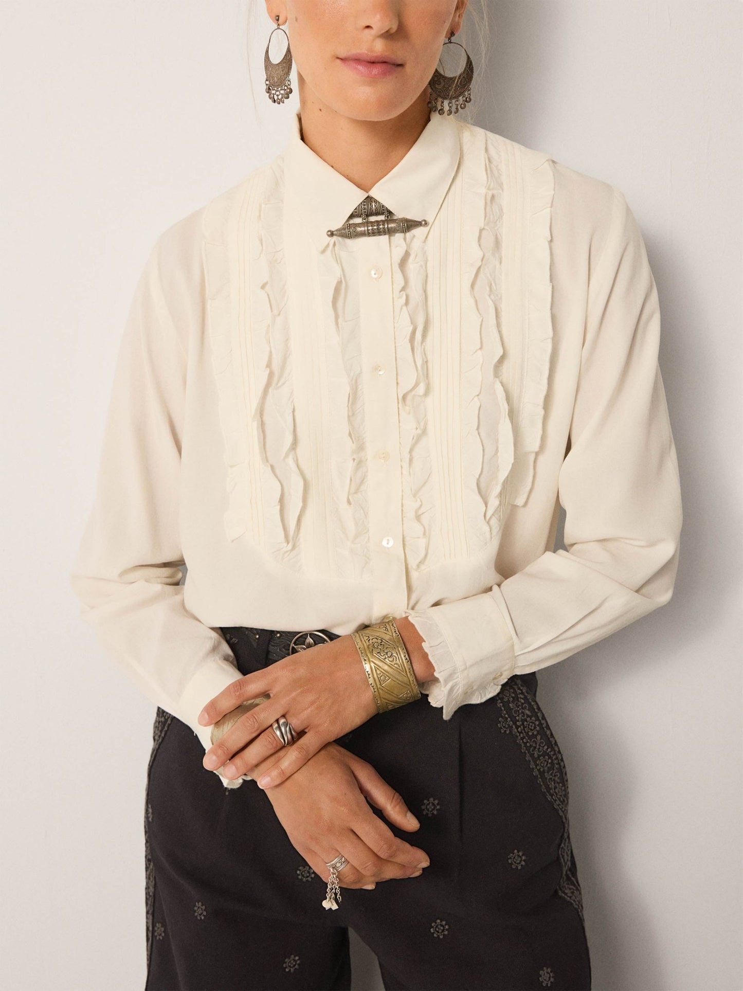 Maison Hotel Clara Blouse in Odyssey Disco 2