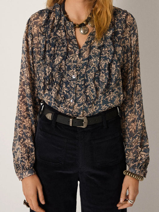 Corina Blouse – Blue Lion