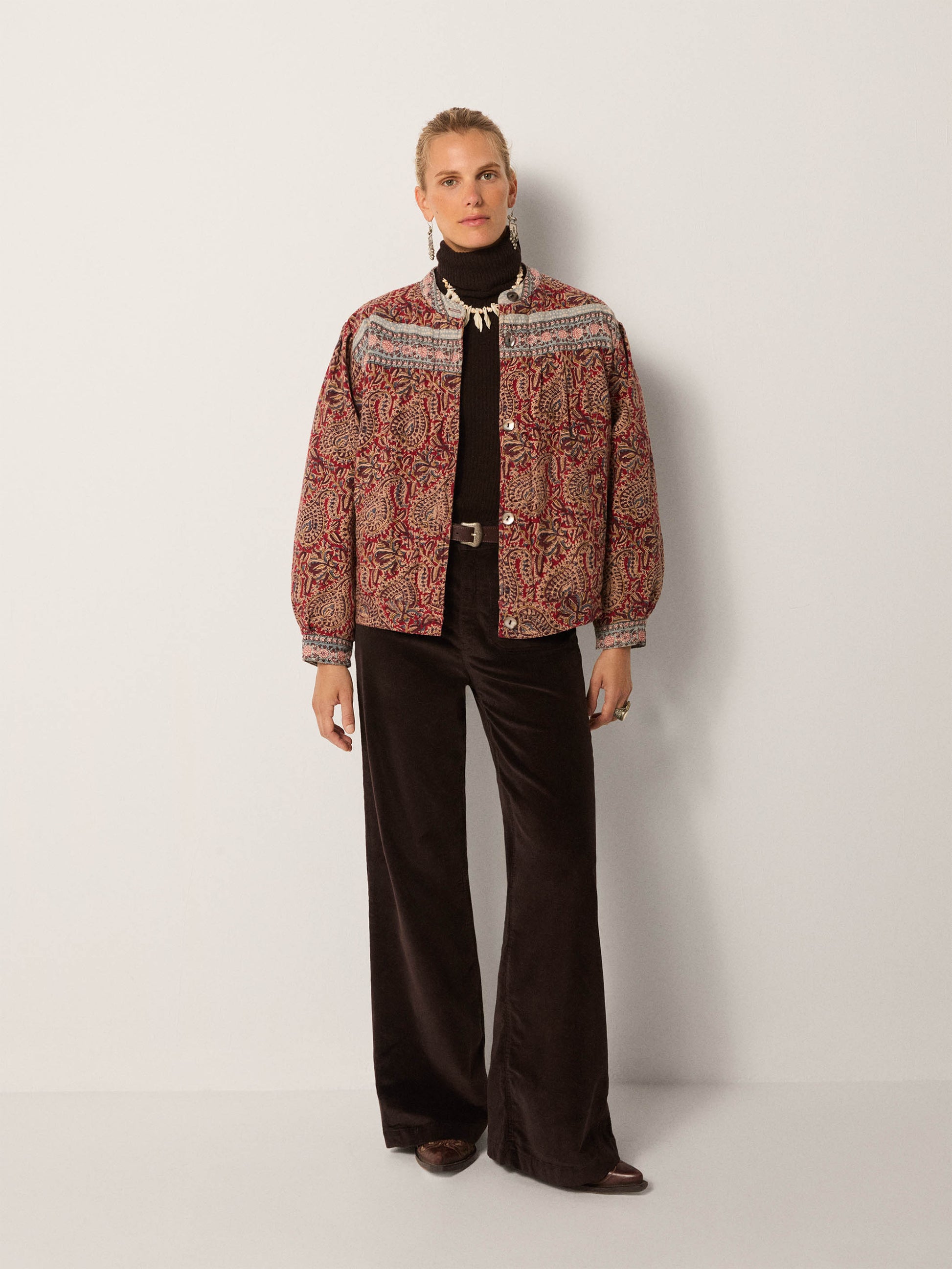 Maison Hotel Olivia Jacket in Johnny Walker 3