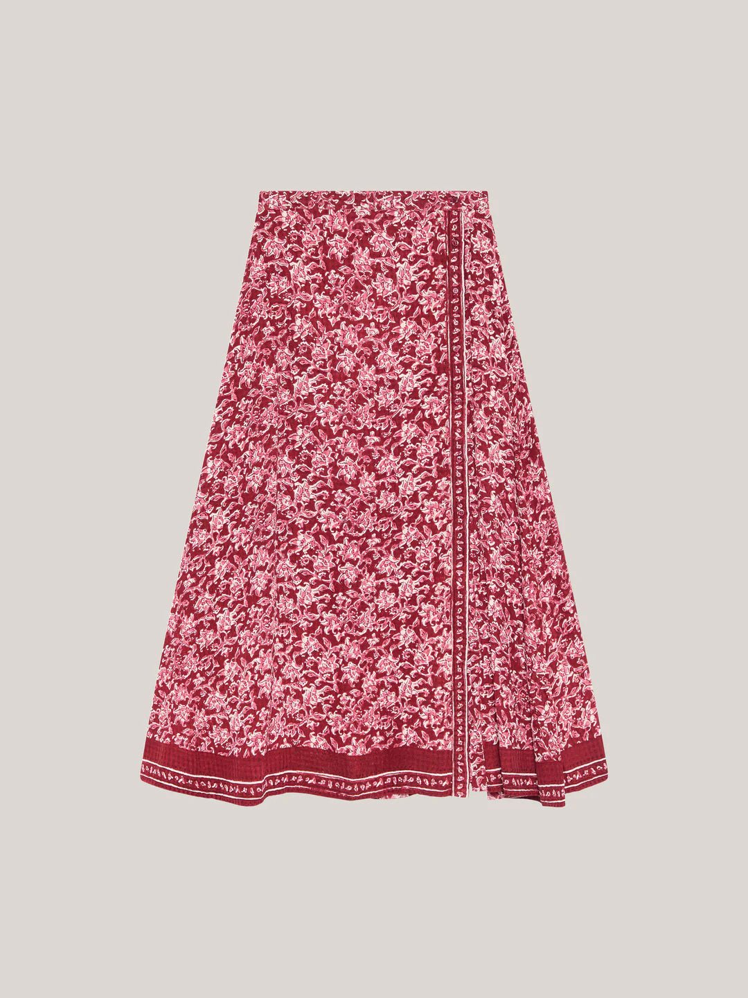 Maison Hotel Lana Skirt red lion flat lay