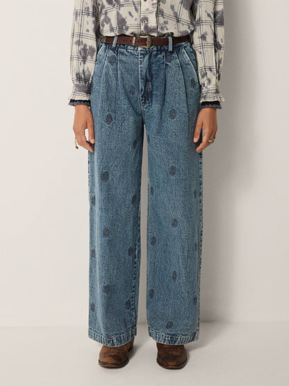Maison Hotel Paco Pants in Hamptons blue 1