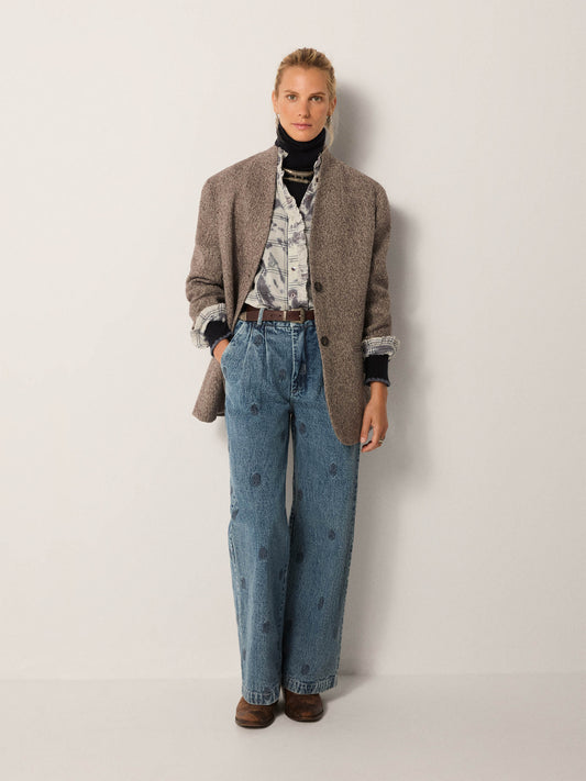 Maison Hotel Paco Pants in Hamptons blue 5