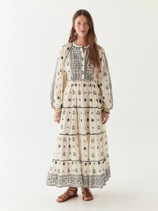 Maison Hotel Caroline Dress in off white