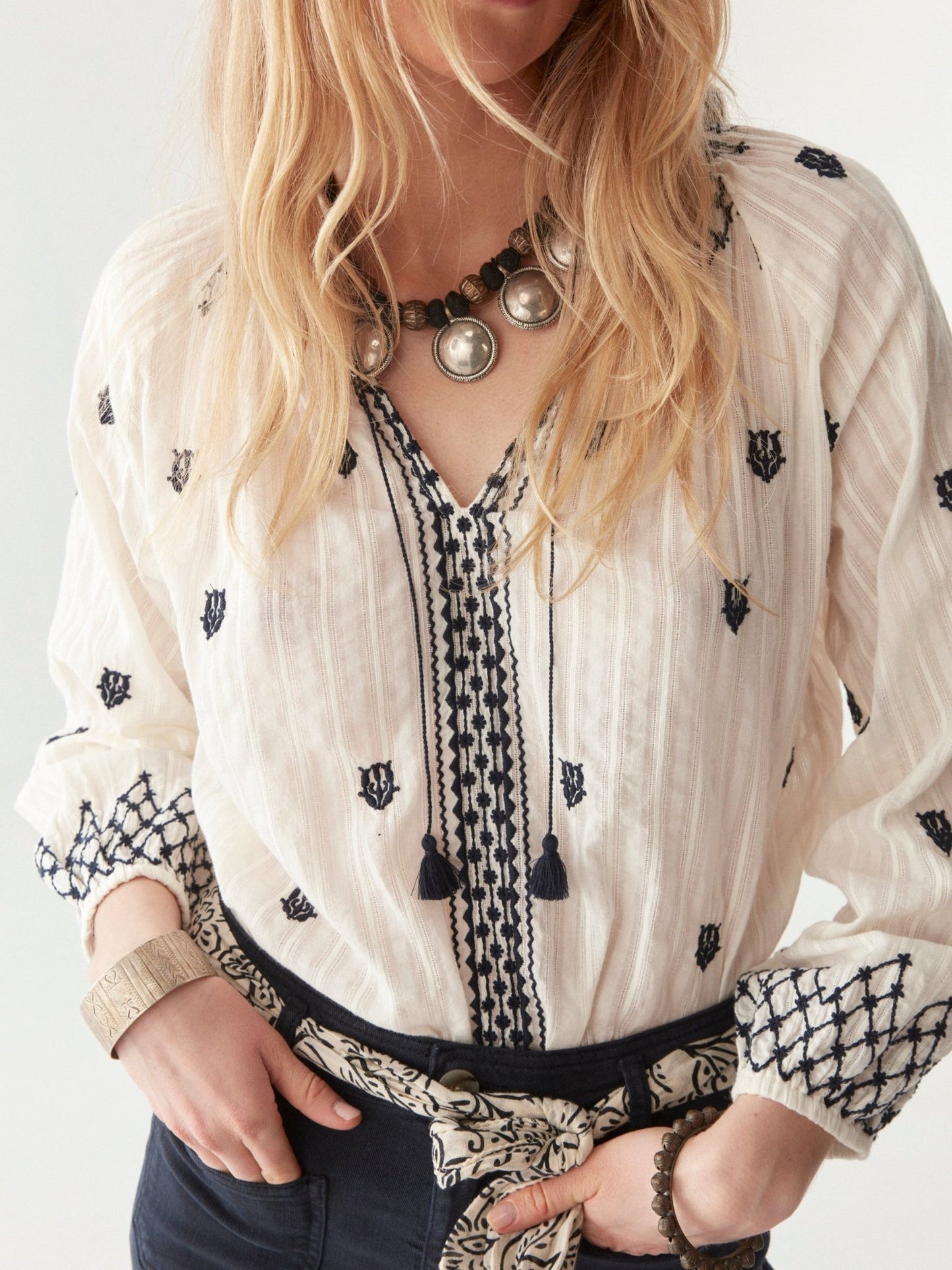 Maison Hotel Sybille Blouse blue lagoon image 2