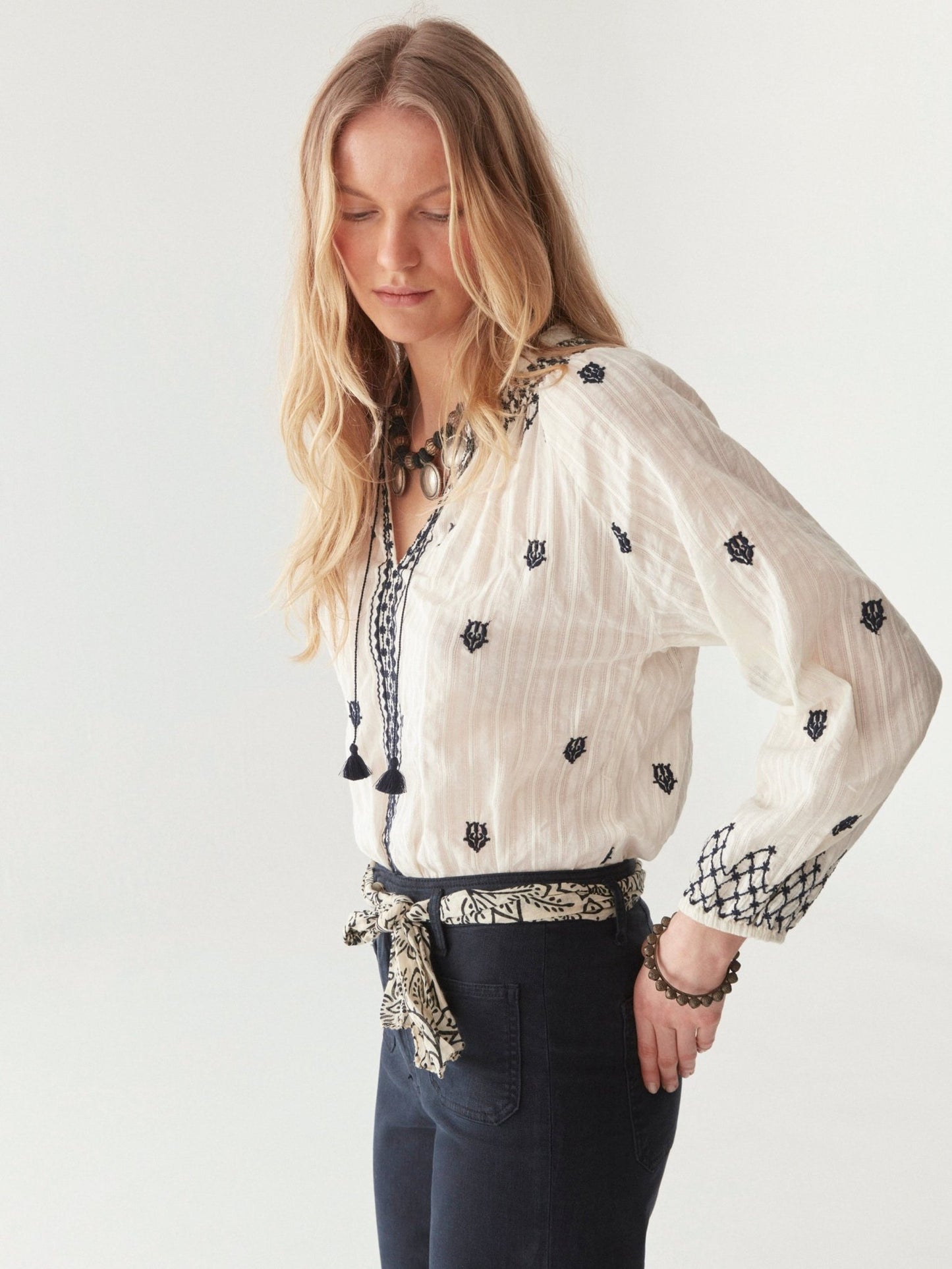 Maison Hotel Sybille Blouse blue lagoon image 1