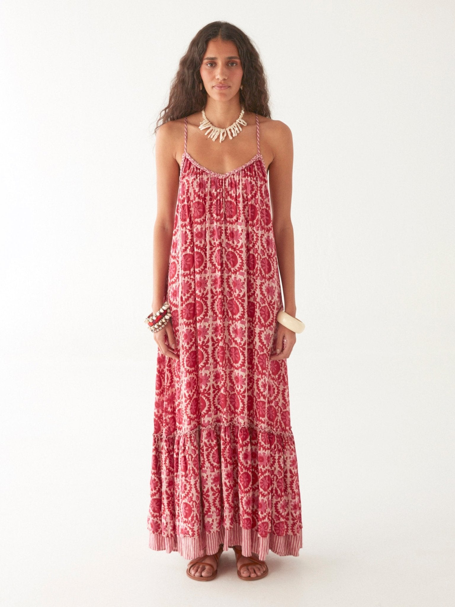 Maison Hotel Valeria Dress in Flamingo Grooves image 1