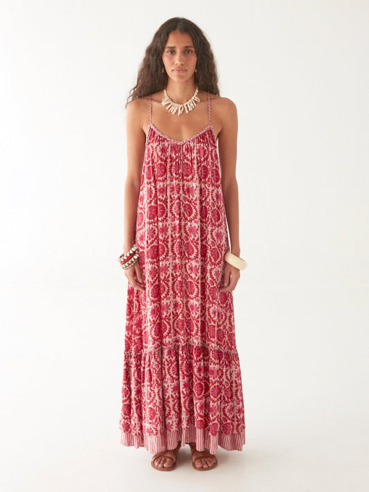 Maison Hotel Valeria Dress in Flamingo Grooves image 1