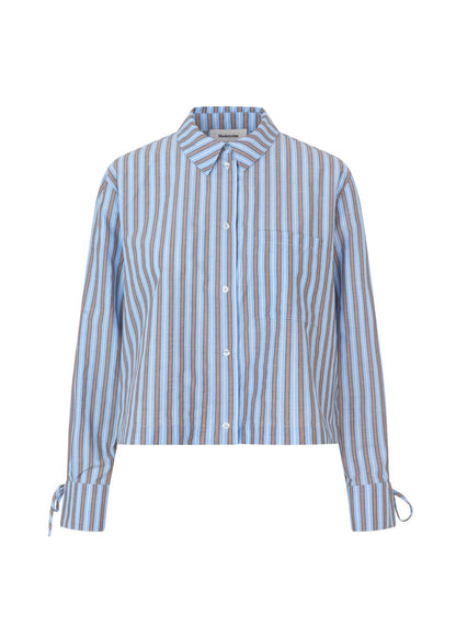 Modstrom Meyrick MD Stripe Shirt flat lay front image