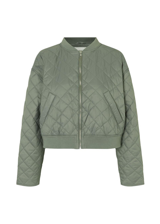 Modstrom Hank MD Jacket – Soft Moss flat lay front shot 