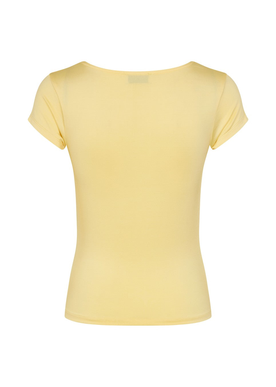 Modström Hima md drapey t-shirt in jojoba flat lay back shot