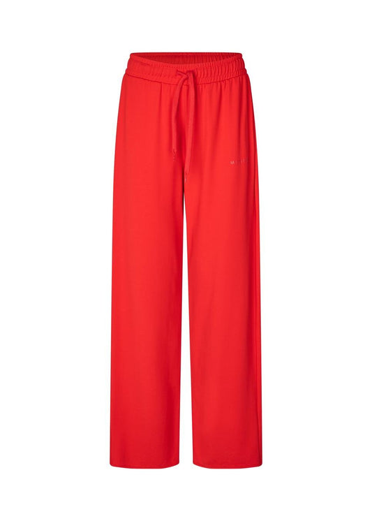 Modstrom Marietta MD Pants – Fire Red flat lay front shot