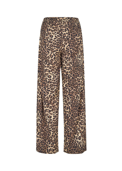 Modstrom Mood MD Leopard Print Pants flat lay back shot