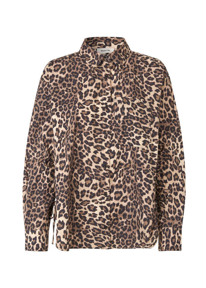 Modstrom Mood MD Leopard Print Shirt flat lay front shot 