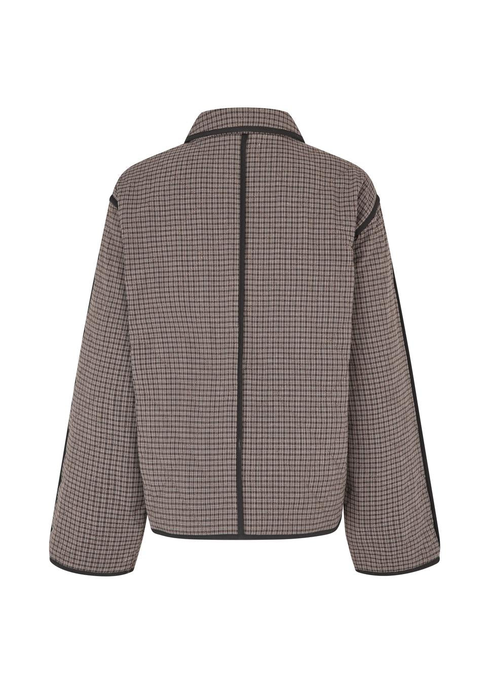 Modström Omine jacket in check flat lay black