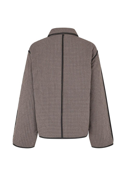 Modström Omine jacket in check flat lay black