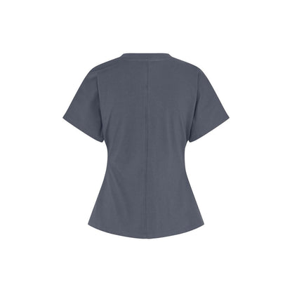 Modstrom Pataya tee in ombre blue – organic cotton flat lay back