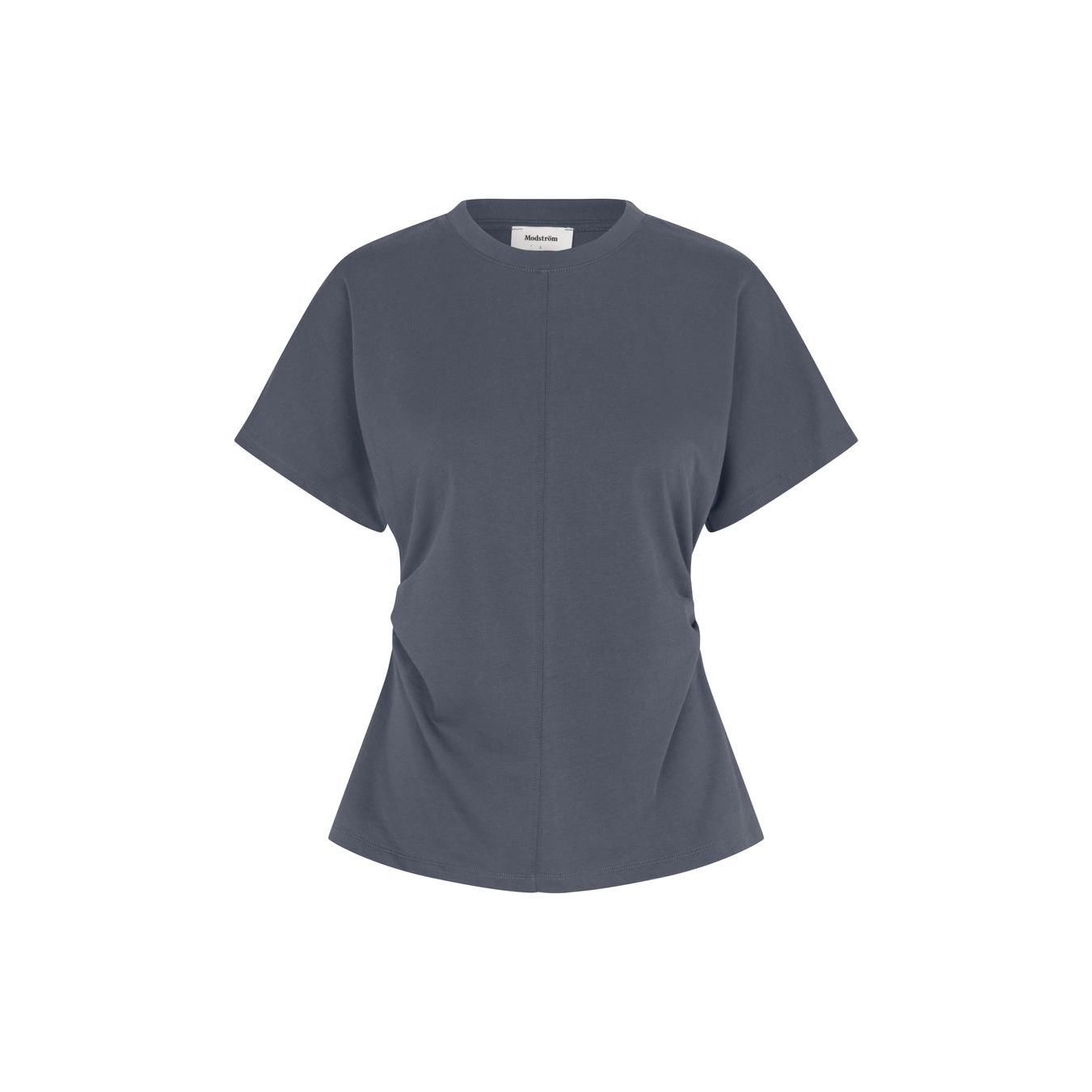 Modstrom Pataya tee in ombre blue – organic cotton flat lay 1