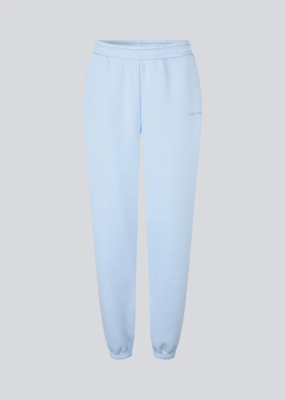 Modstrom Tia MD Trackpants – Cashmere Blue flat lay front shot