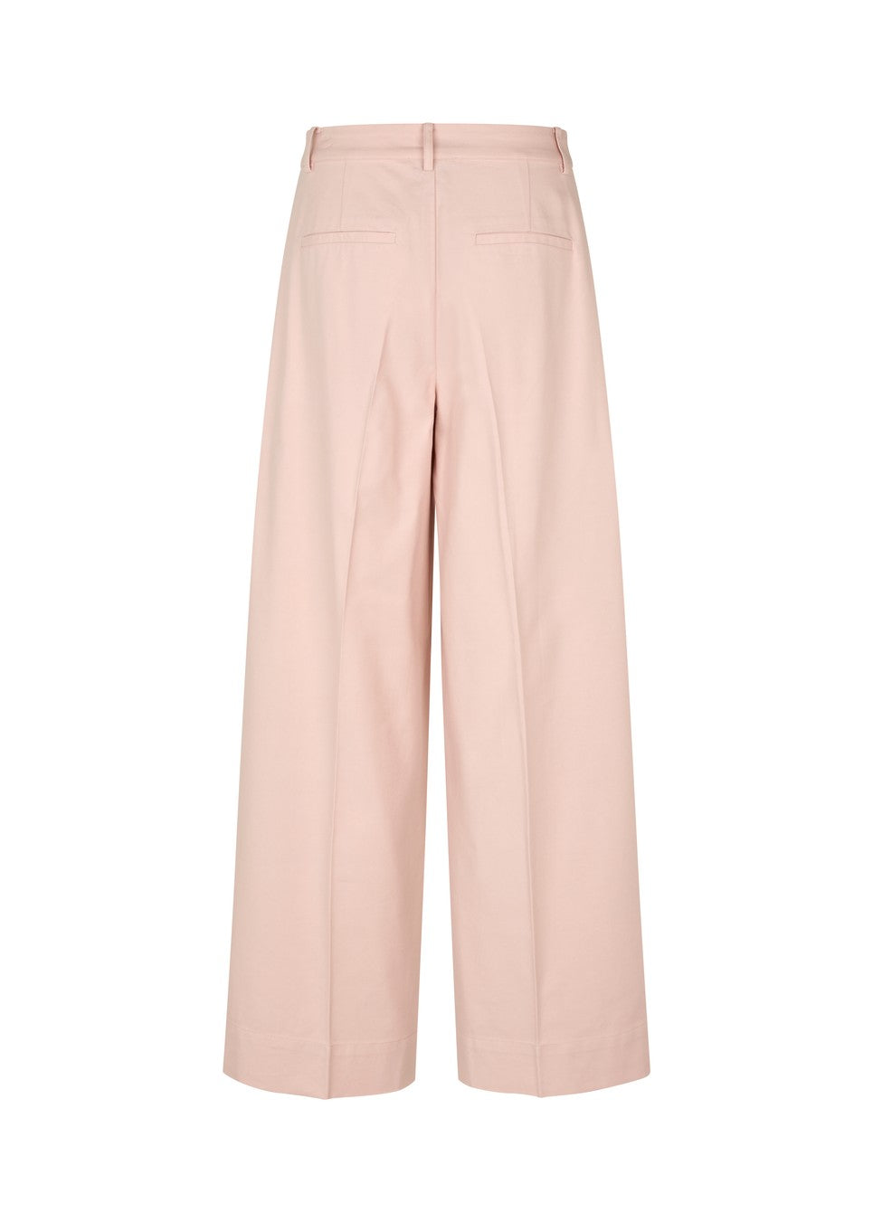 Modström Tore md pants in peach whip flat lay back 