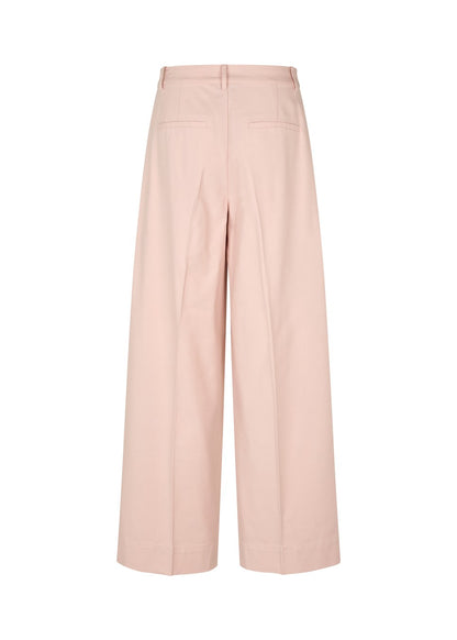 Modström Tore md pants in peach whip flat lay back 
