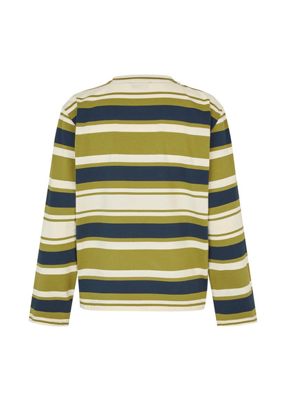 Urban md Stripe LS T-Shirt – Tarragon Navy Stripe